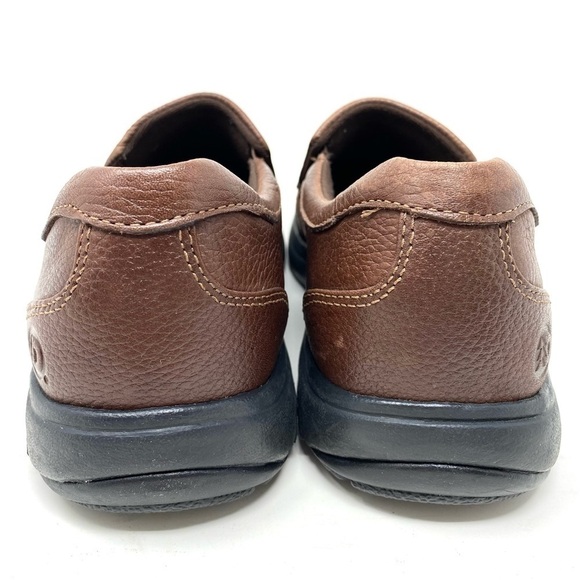 Dunham Battery Park Leather Slip On Brown - Picture 2 of 8